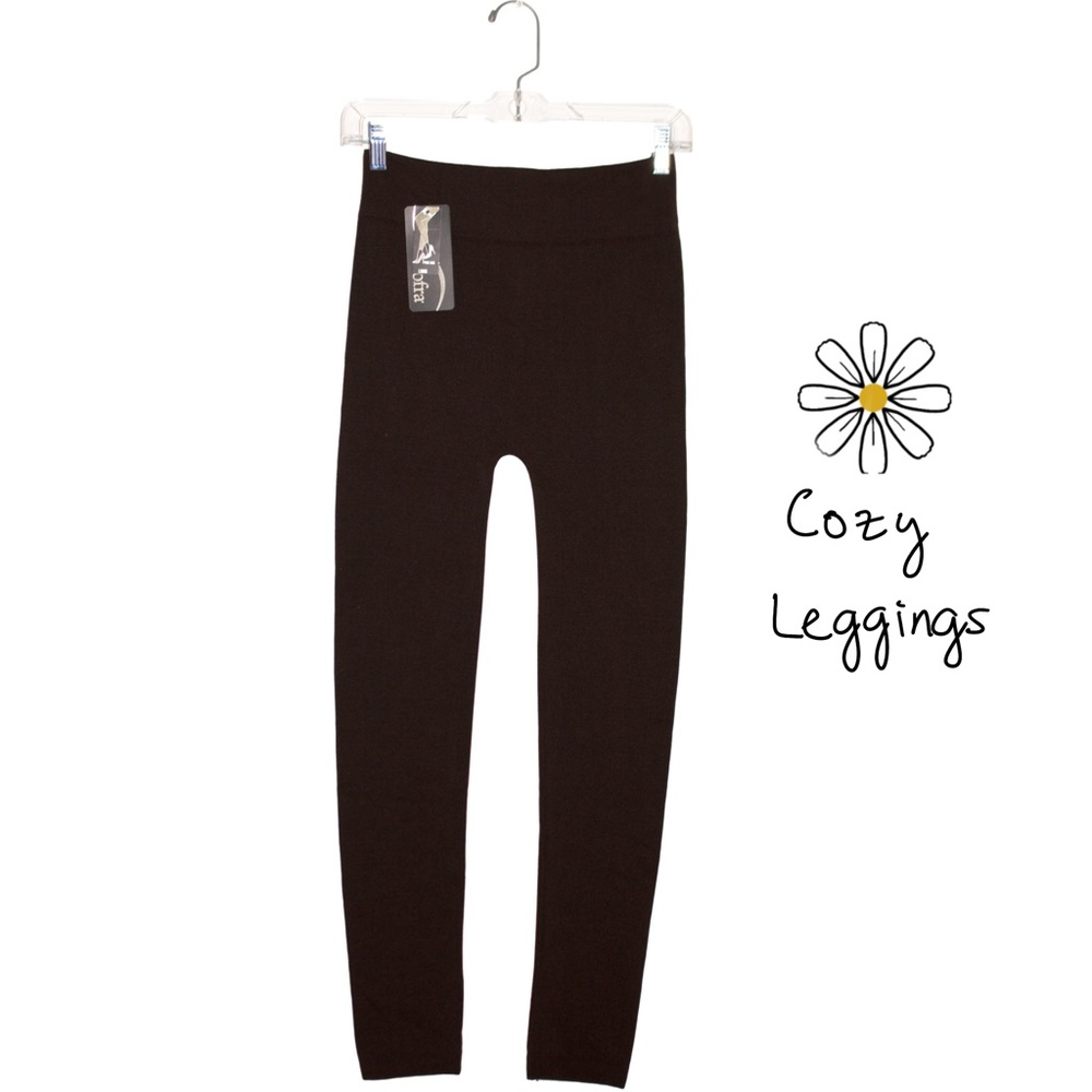 Cozy Brown Leggings - Sofra Leggings